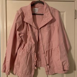 Pink utility jacket